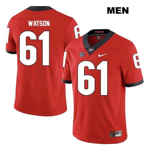 Georgia Bulldogs Men's Blake Watson #61 NCAA Legend Authentic Red Nike Stitched College Football Jersey FYS7856EY